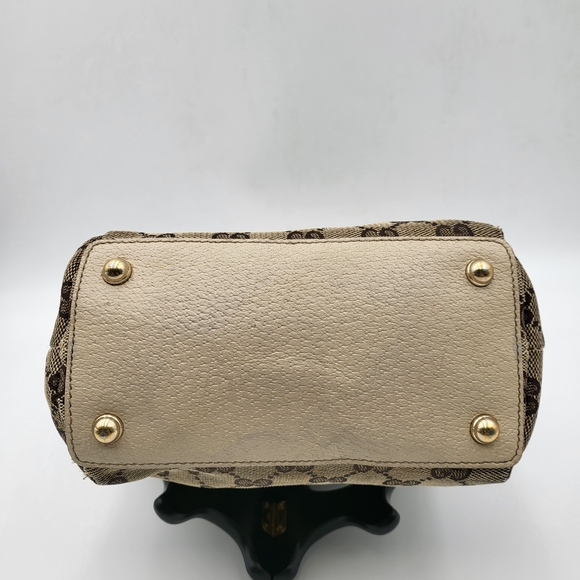 GUCCI PM CANVAS LEATHER TOTE BAG...Authentic w/ COA.... - Picture 6 of 15